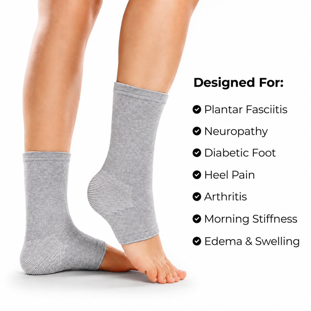 FlexPress™ Bamboo Compression Footsleeves