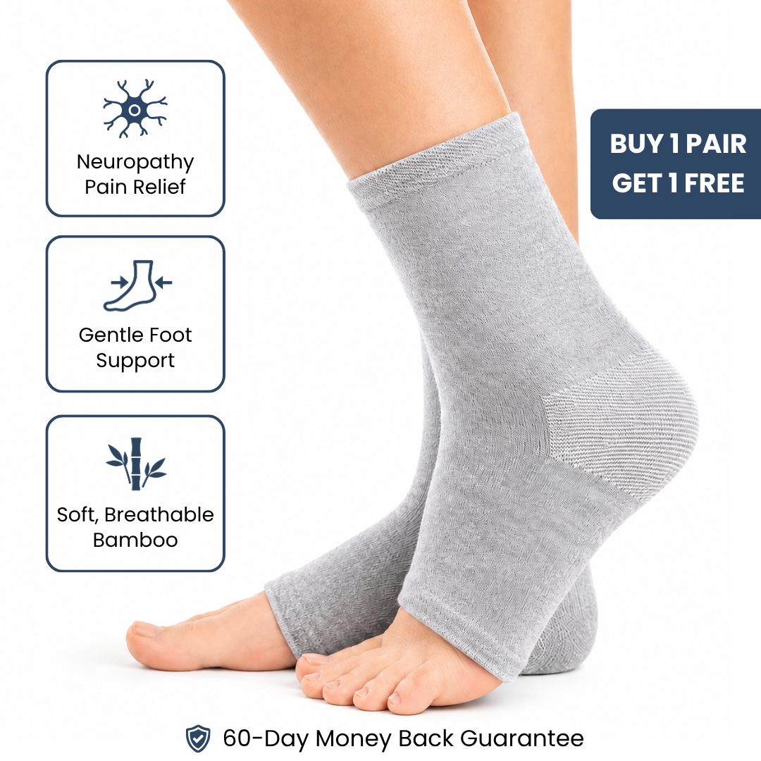 FlexPress™ Bamboo Compression Foot Sleeves