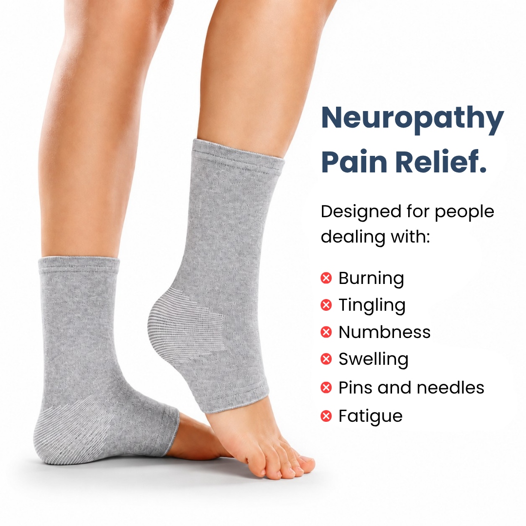 FlexPress™ Bamboo Compression Foot Sleeves