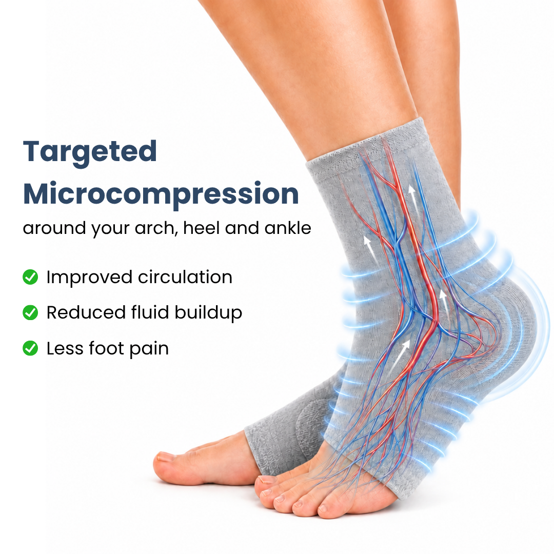 FlexPress™ Bamboo Compression Foot Sleeves